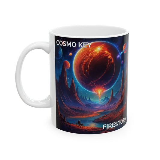 Cosmo Key Firestorm Ceramic Mug - 11oz & 15oz.