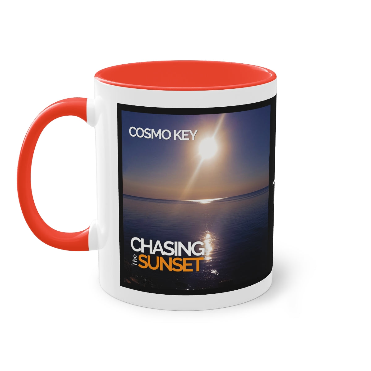Chasing the Sunset Two-Tone Coffee Mug, 11oz