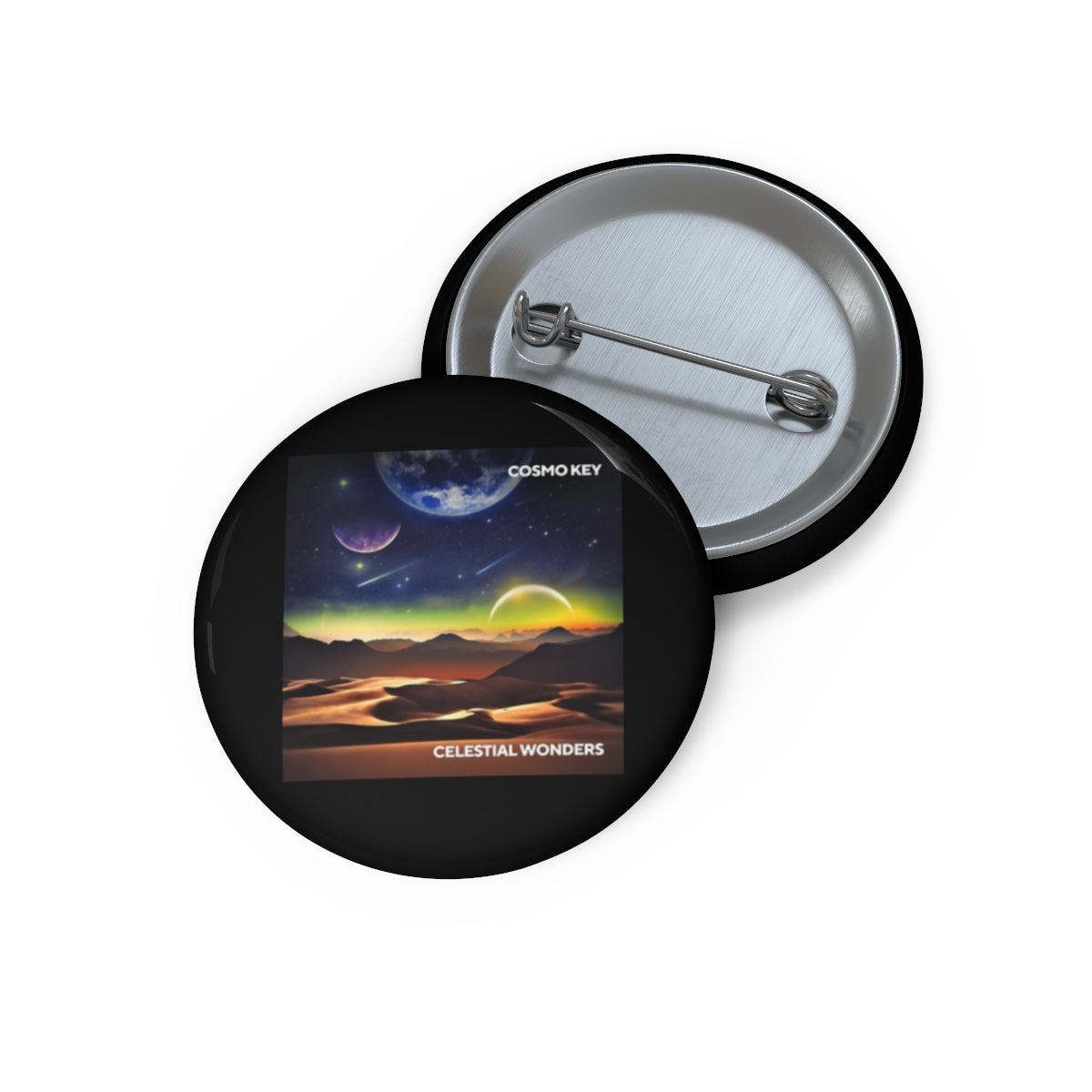 Custom Pin Buttons – cosmokeytrancemusicstore